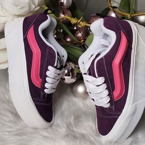 Vans Knu Stacked platform sneakers in purple and pink women shoes size8
